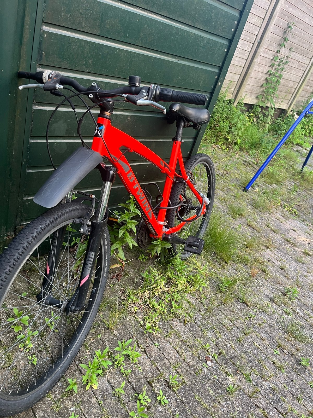 Btwin Mountainbike - Rood, Goede Staat, Overige merken, Minder dan 10 versnellingen, Gebruikt, 26 inch