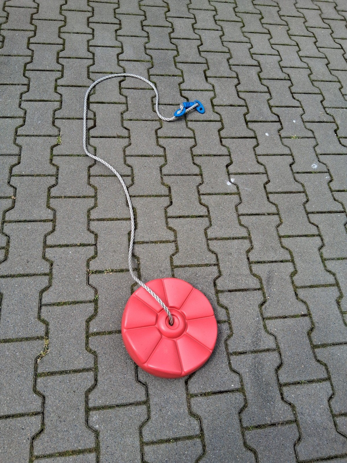 Rode schijfschommel voor kinderen, Ophalen of Verzenden, Gebruikt