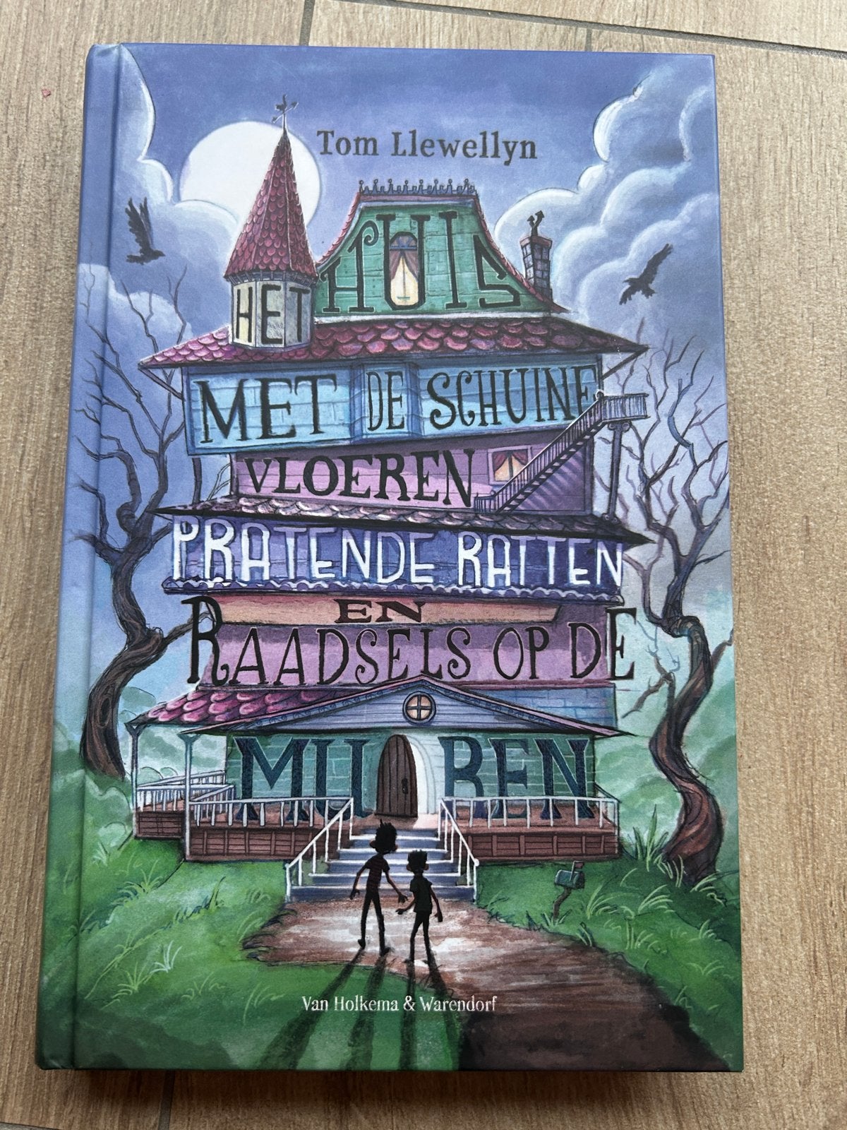 Het huis met de schuine vloeren, pratende ratten en raadsels, Ophalen of Verzenden, Zo goed als nieuw