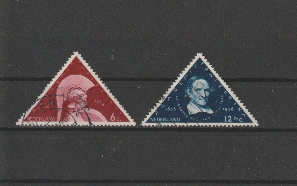 Nederland 1936. NVPH 287 t/m 288, gestempeld., Ophalen of Verzenden, T/m 1940, Gestempeld