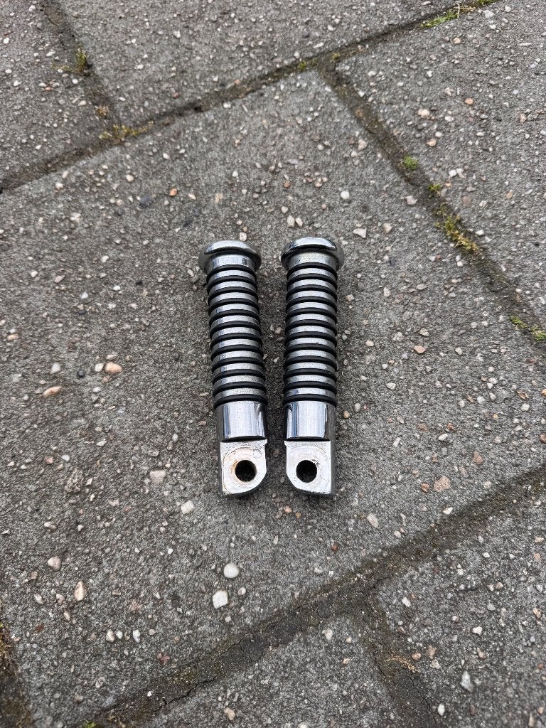 Harley davidson chrome voetsteunen origineel, Ophalen of Verzenden, Gebruikt