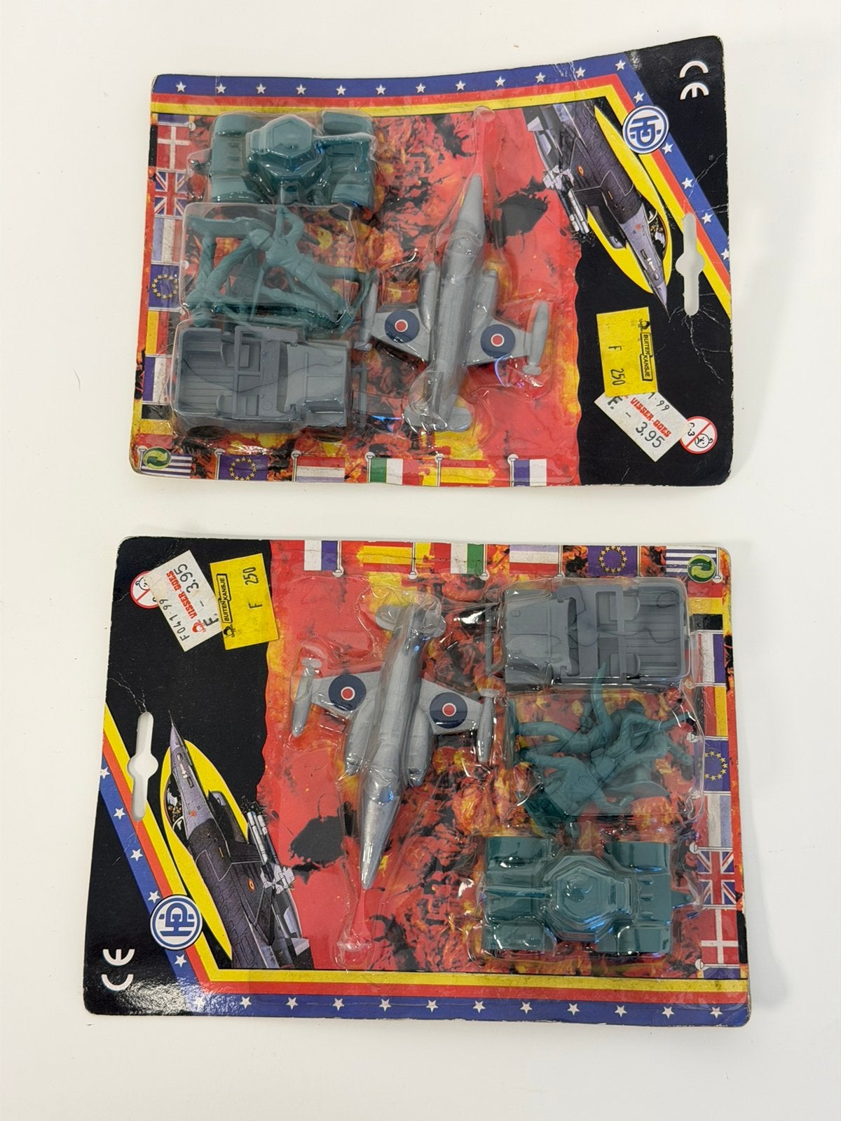 Vintage HP Militaire Speelgoedset Blister 1990 NOS militair, P, P, P, Nieuw