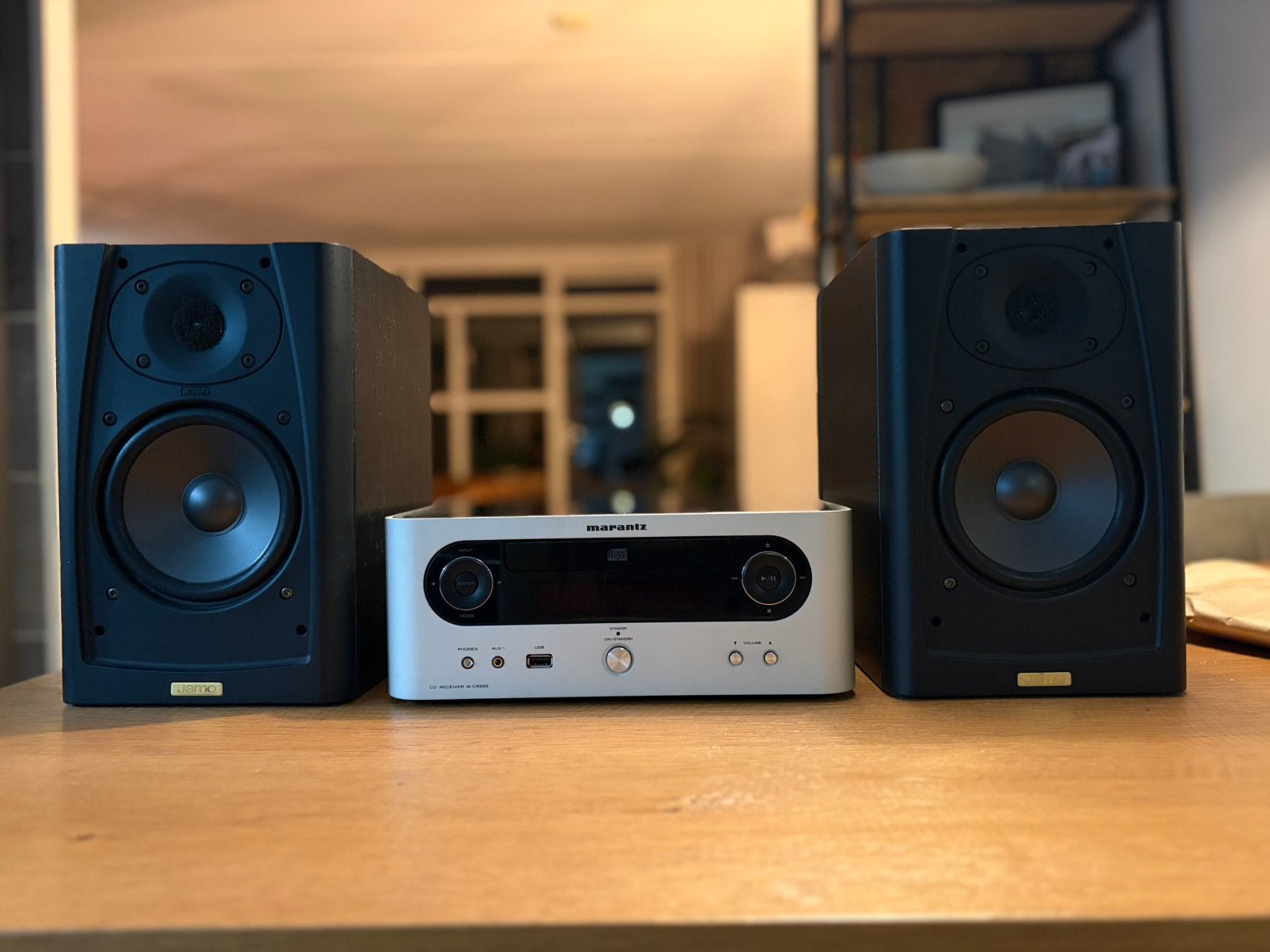 Marantz M-CR502 met Jamo 28 luidsprekers, Audio, Tv en Foto, Overige merken, Gebruikt, Ophalen of Verzenden, Microset