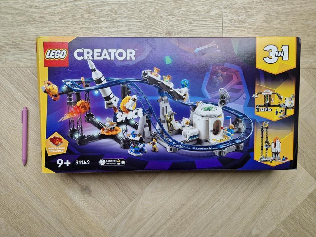 Lego 3in1 ruimteachtbaan. Nr: 31142 - COMPLEET en mét doos!, Compleet, Lego, Ophalen of Verzenden, Zo goed als nieuw