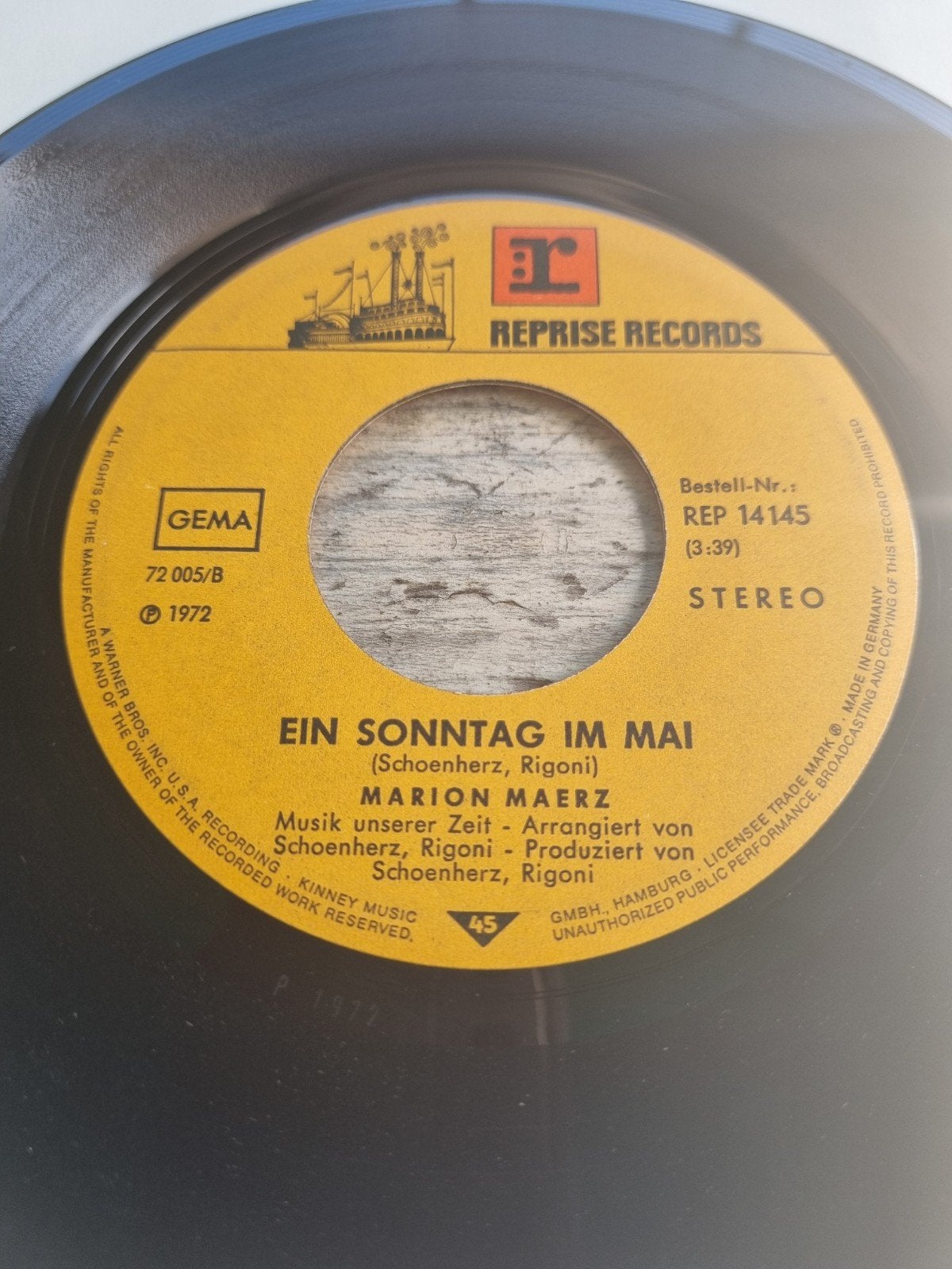Marion Maerz - Ein Sonntag im Mai / Hallelujah Man (Vinyl), Cd's en Dvd's, Vinyl Singles, Gebruikt, Originele persing, 7 inch
