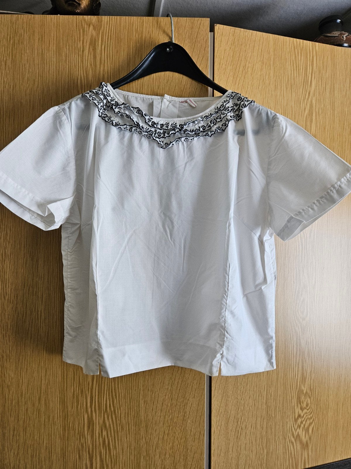Blouse jaren 60, Ophalen of Verzenden, Zo goed als nieuw, Wit