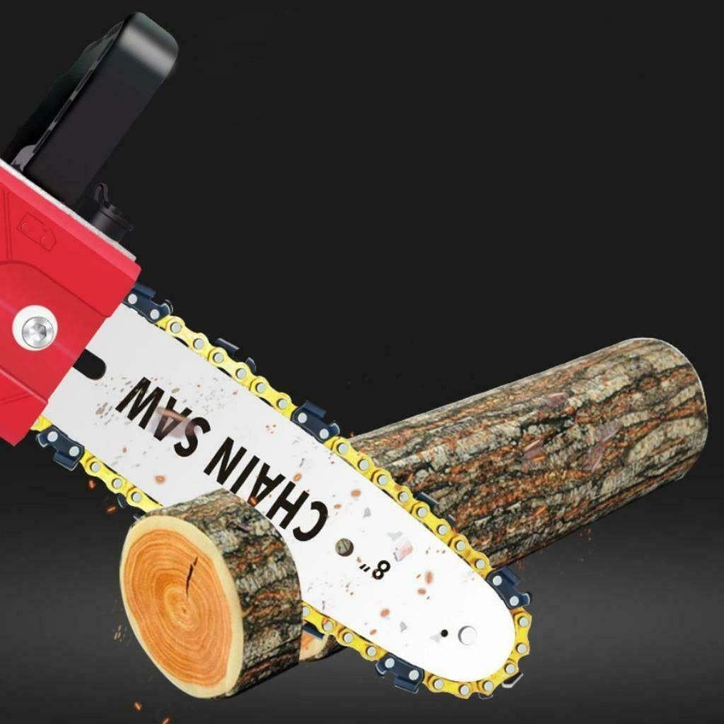 8 " Elektrische Accu Motorzaag Kettingzaag 1500W + 2 Accu's, Tuin en Terras, Hand-tuingereedschap, Ophalen of Verzenden, Nieuw