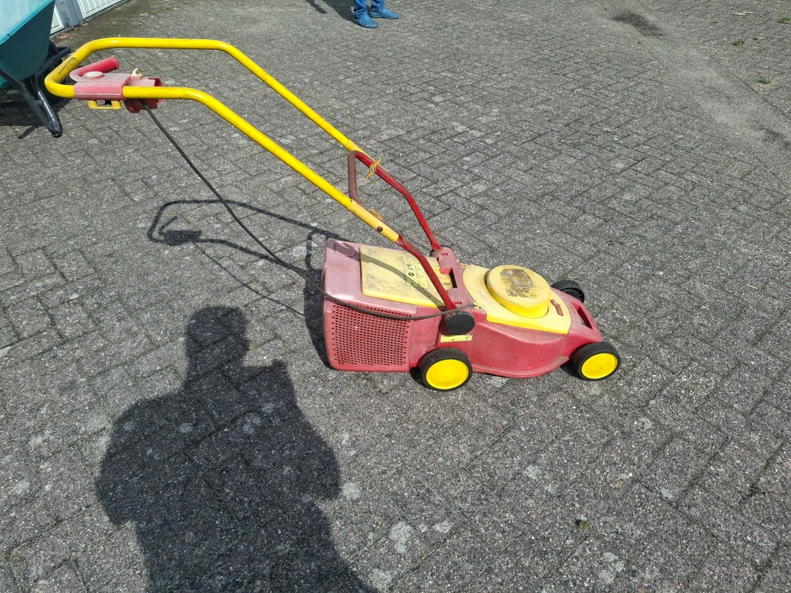 Wolf-Garten Elektrische Grasmaaier - Type 2.32E, Tuin en Terras, Grasmaaiers, Ophalen, Cirkelmaaier, Gebruikt, Elektrische grasmaaier