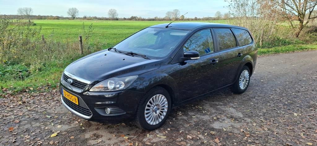 Ford Focus 2.0 107KW Wagon 2008 Zwart, Auto's, 145 pk, Stof, Zwart, 4 cilinders