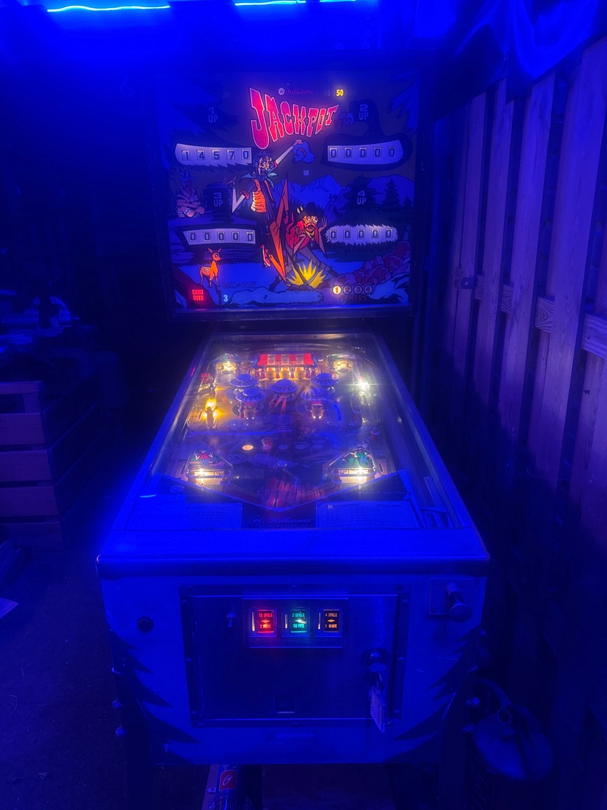 Jack's Fifth Flipperkast - Klassiek Arcadeplezier, Verzamelen, Automaten | Gokkasten en Fruitautomaten, Overige munten, Ophalen