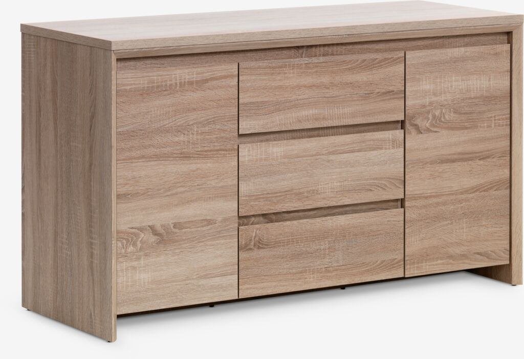 Dressoir, Ophalen, Eikenhout, Nieuw, 50 tot 75 cm