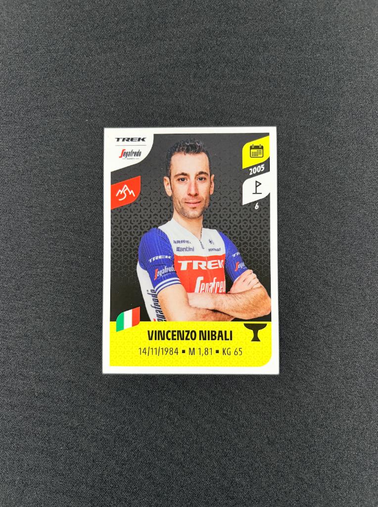 Vincenzo Nibali Panini Tour de France 2021 Sticker Trek, Verzenden, Zo goed als nieuw, Overige sporten, Poster, Plaatje of Sticker