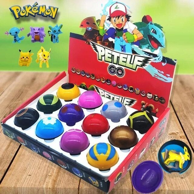 Pokemon ballen - 12 stuks, Kinderen en Baby's, Speelgoed | Actiefiguren, Verzenden, Nieuw