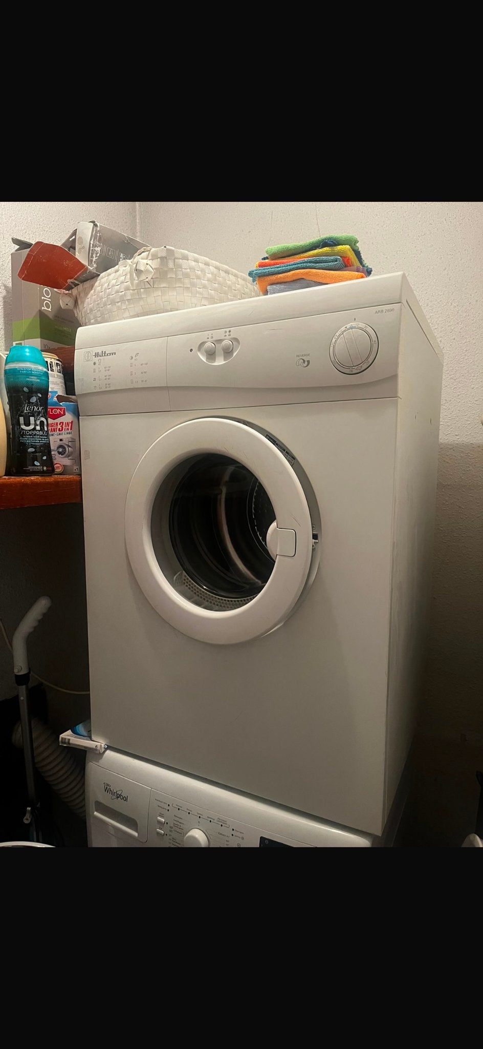 Wasmachine en Droger, Ophalen, 1200 tot 1600 toeren, Gebruikt, 8 tot 10 kg