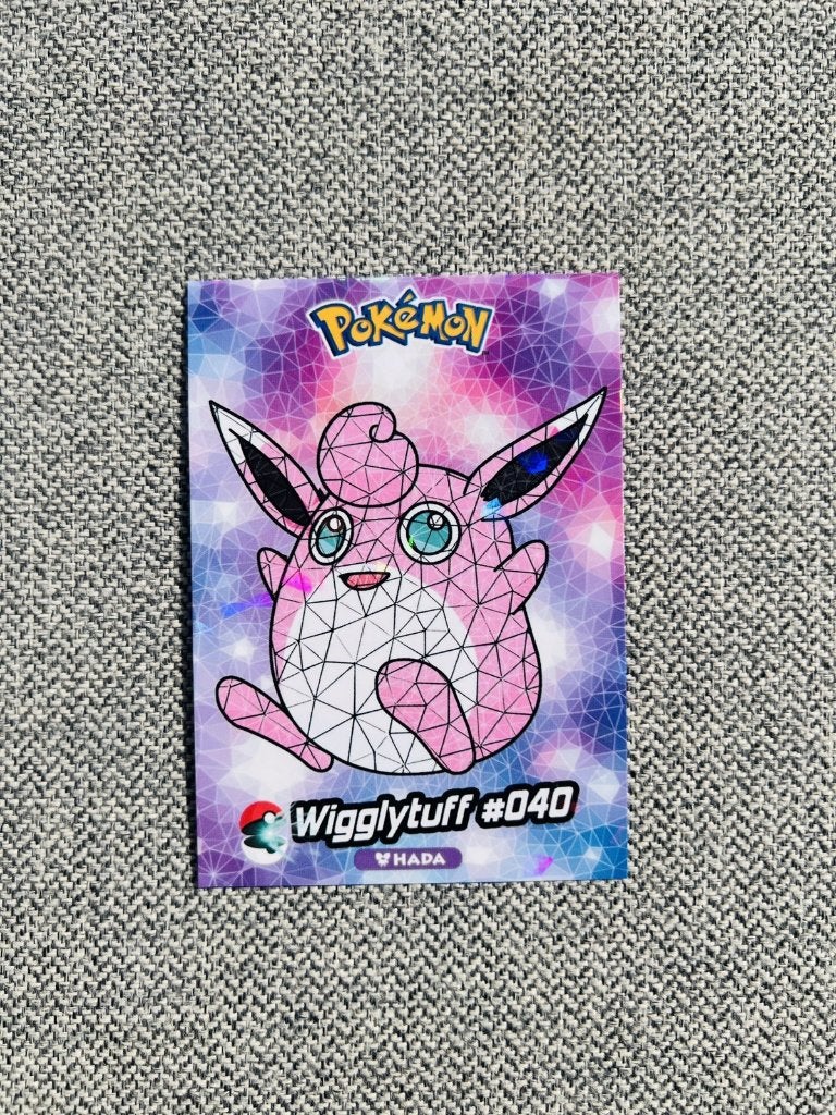 Wigglytuff 040 Johto Card Top Collection Promo Pokemon, Verzenden, Zo goed als nieuw, Losse kaart, Foil
