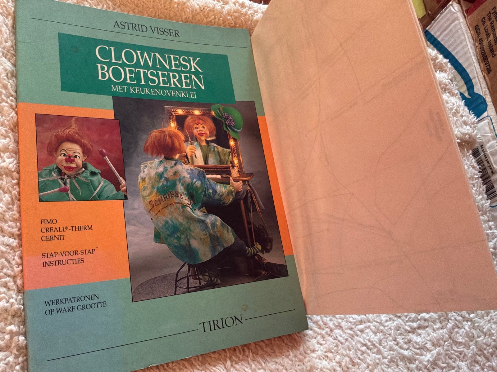 Clownesk Boetseren met Keukenovenklei - Astrid Visser, Ophalen, Gelezen, Kleien en Boetseren