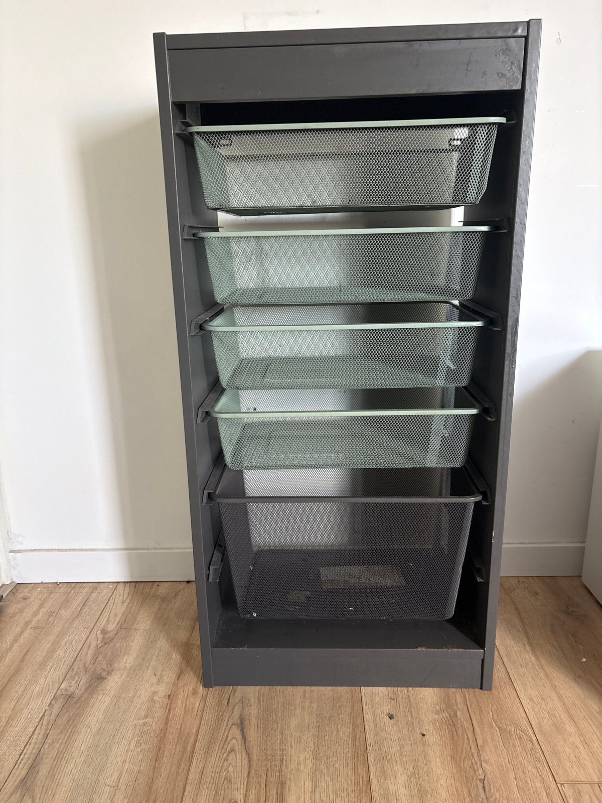 IKEA Antonius Kast met 5 Draadmanden - Grijs, Ophalen, Gebruikt