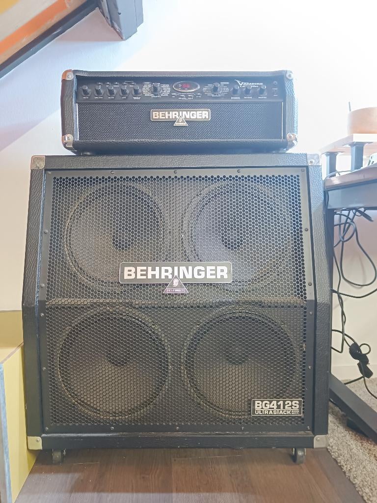 Behringer LX1200H halfstack, Muziek en Instrumenten, Ophalen, Gebruikt, Gitaar, 100 watt of meer