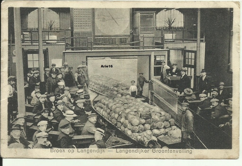 Broek op Langendijk, Verzenden, 1920 tot 1940, Gelopen, Noord-Holland