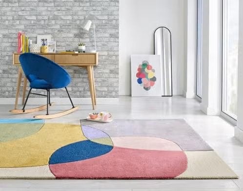 NIEUW! Carpet Glow Multi, Flair tapijt120x170 wol €99,99, Nieuw, Ophalen of Verzenden, 150 tot 200 cm, Rechthoekig