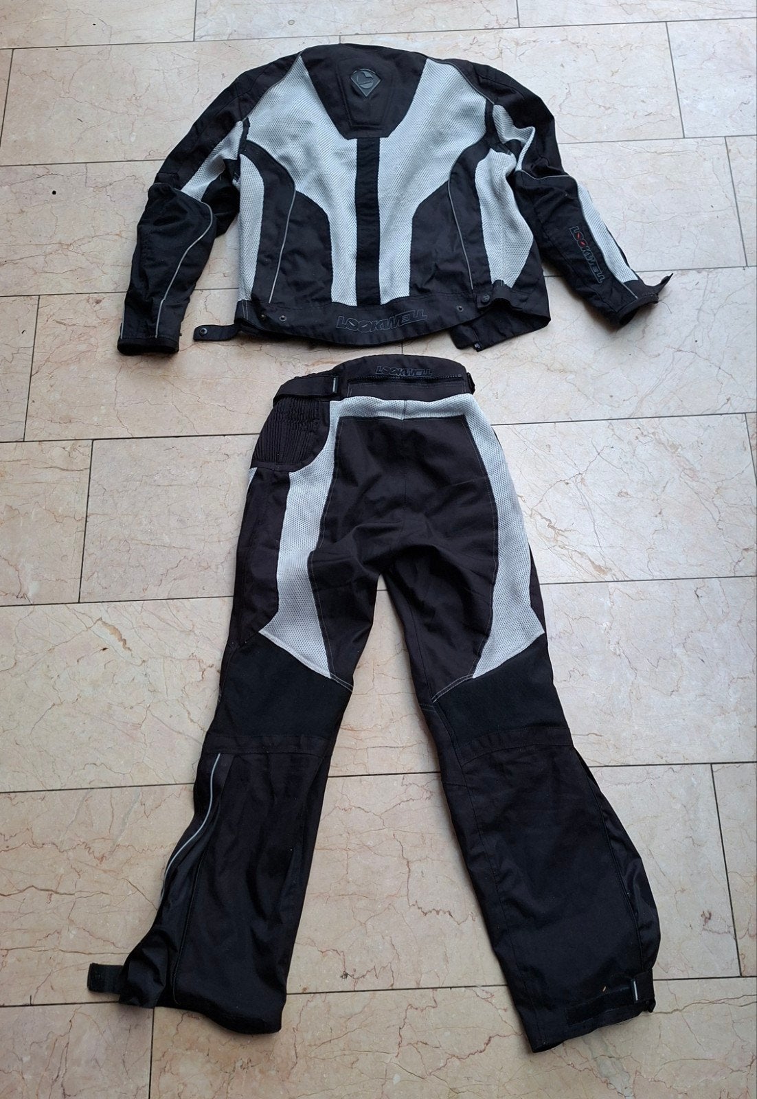 Lookwell Zomer Motorpak  Zwart/wit Maat M, Lookwell, Ophalen of Verzenden, Tweedehands, Heren
