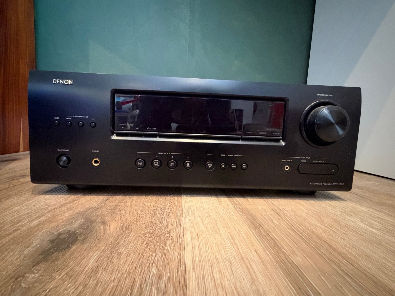 Denon AVR-1312 Surround Set: Receiver, Subwoofer, Speakers, Gebruikt, 70 watt of meer, 5.1-systeem, Overige spelers
