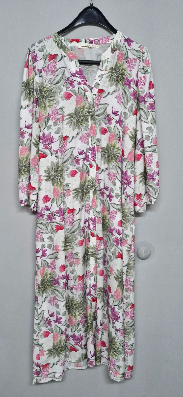 Zusss Bloemenjurk - Maat XL, Meerkleurig, Maat 46/48 (XL) of groter, Ophalen of Verzenden, Zo goed als nieuw