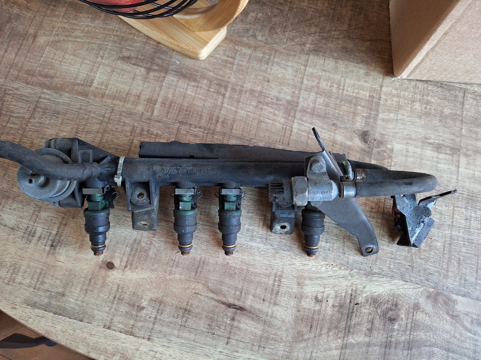 Vw Corrado Passat Golf G60 injectorenrails compleet, Ophalen of Verzenden, Gebruikt, Volkswagen
