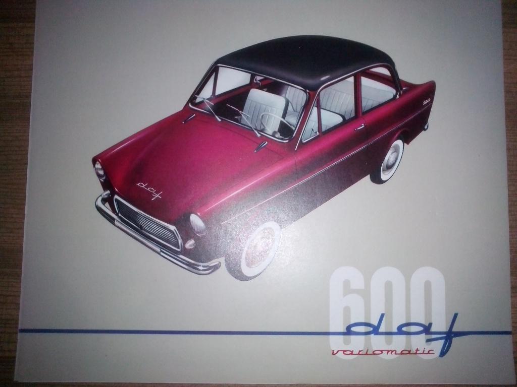 DAF 600 brochure folder 1961 GLOEDNIEUW en ONBESCHADIGD!, Ophalen of Verzenden, Nieuw, Overige merken
