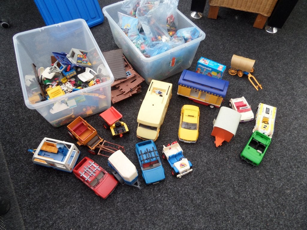 Grote partij Playmobil ongesorteerd, Ophalen, Zo goed als nieuw, Losse onderdelen