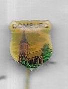 DOMBURG KERKEN SPELD, Verzamelen, Speldjes, Pins en Buttons, Ophalen of Verzenden, Gebruikt, Sport, Speldje of Pin