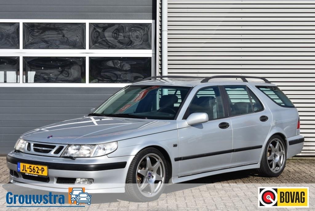 Saab 9-5 2.3 TURBO AERO / TROLL / HIRSCH / GEREVISEERD / AUT, 2290 cc, Lederen bekleding, 93 €/maand, Te koop