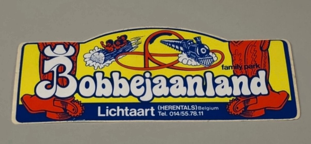 BOBBEJAANLAND STICKER, Ophalen of Verzenden, Zo goed als nieuw