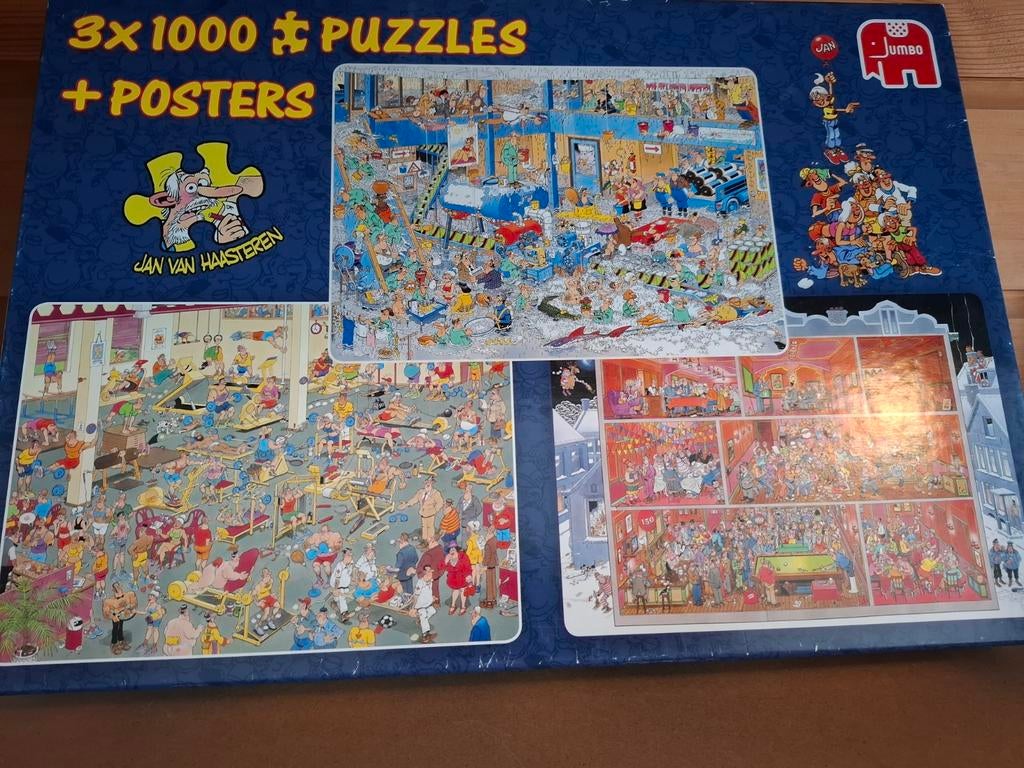 Jan van haasteren puzzels, Ophalen of Verzenden, 500 t/m 1500 stukjes, Zo goed als nieuw