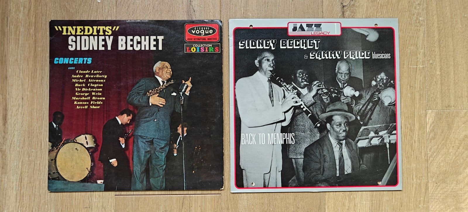 2 LP's van Sidney Bechet, Cd's en Dvd's, LP, Gebruikt, Ophalen of Verzenden, 12 inch