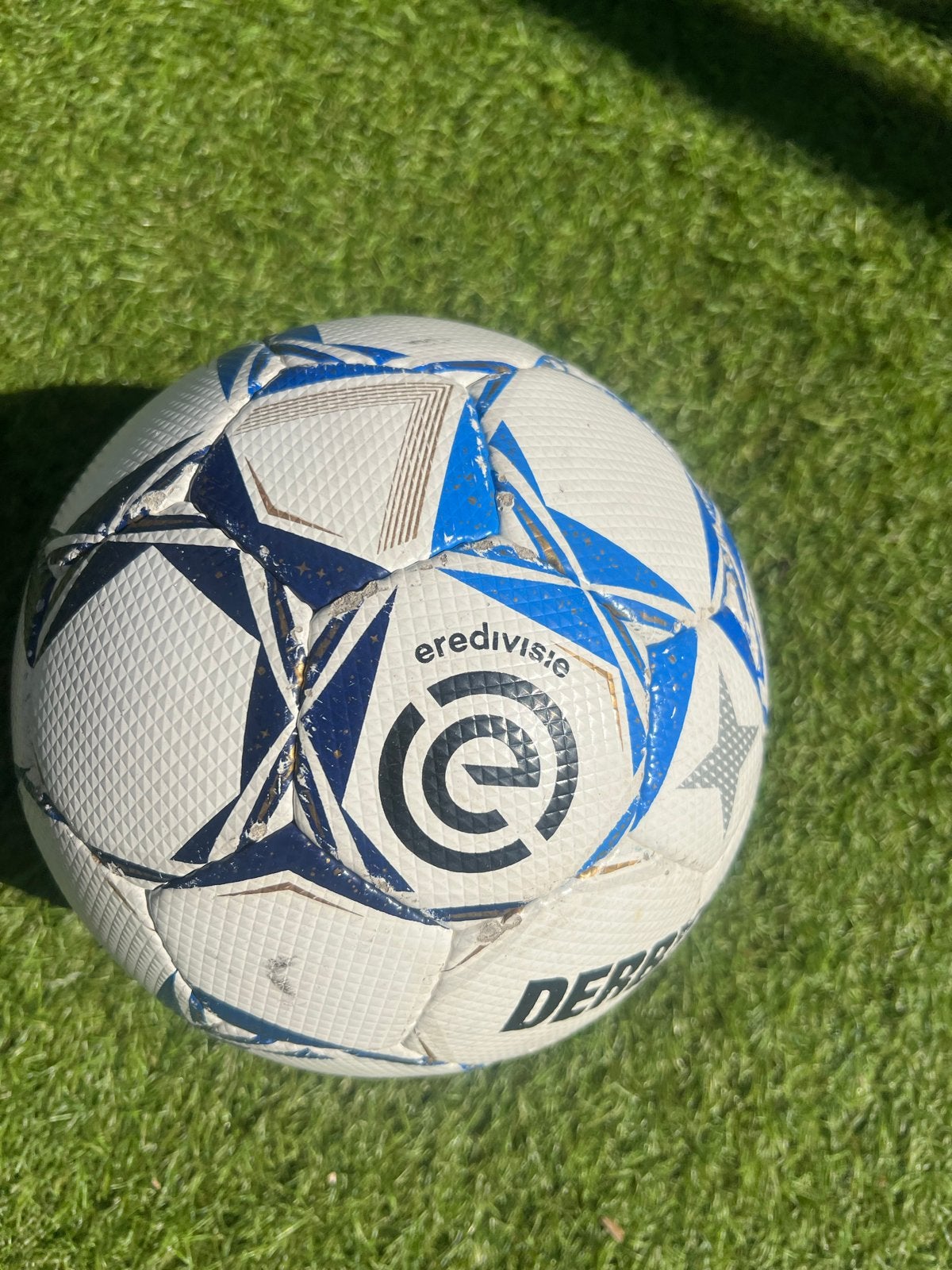 Gebruikte Derbystar Eredivisie voetbal - Maat 5, Ophalen of Verzenden, Gebruikt, Bal