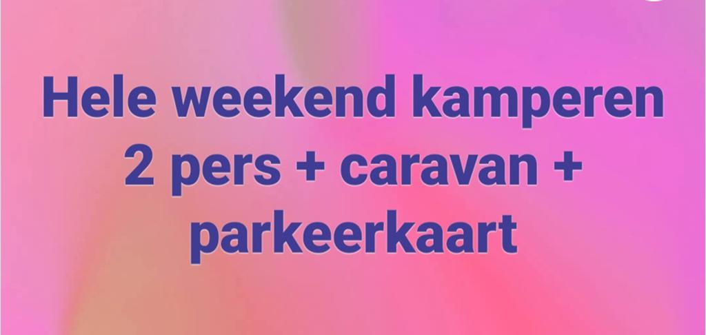 2 tickets plus kampeerplek Opwekking, Tickets en Kaartjes, Drie personen of meer