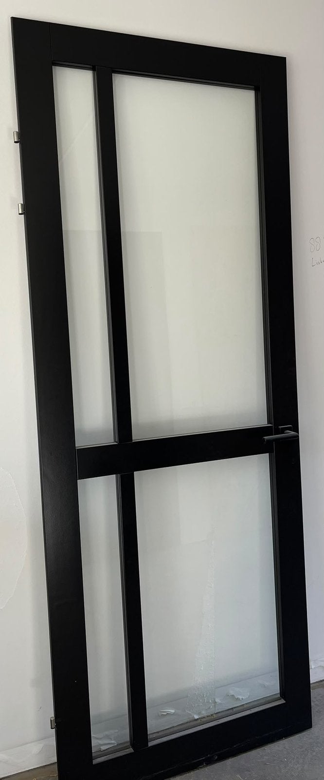 Zwarte binnendeur, Ophalen, Gebruikt, 80 tot 100 cm, 215 cm of meer