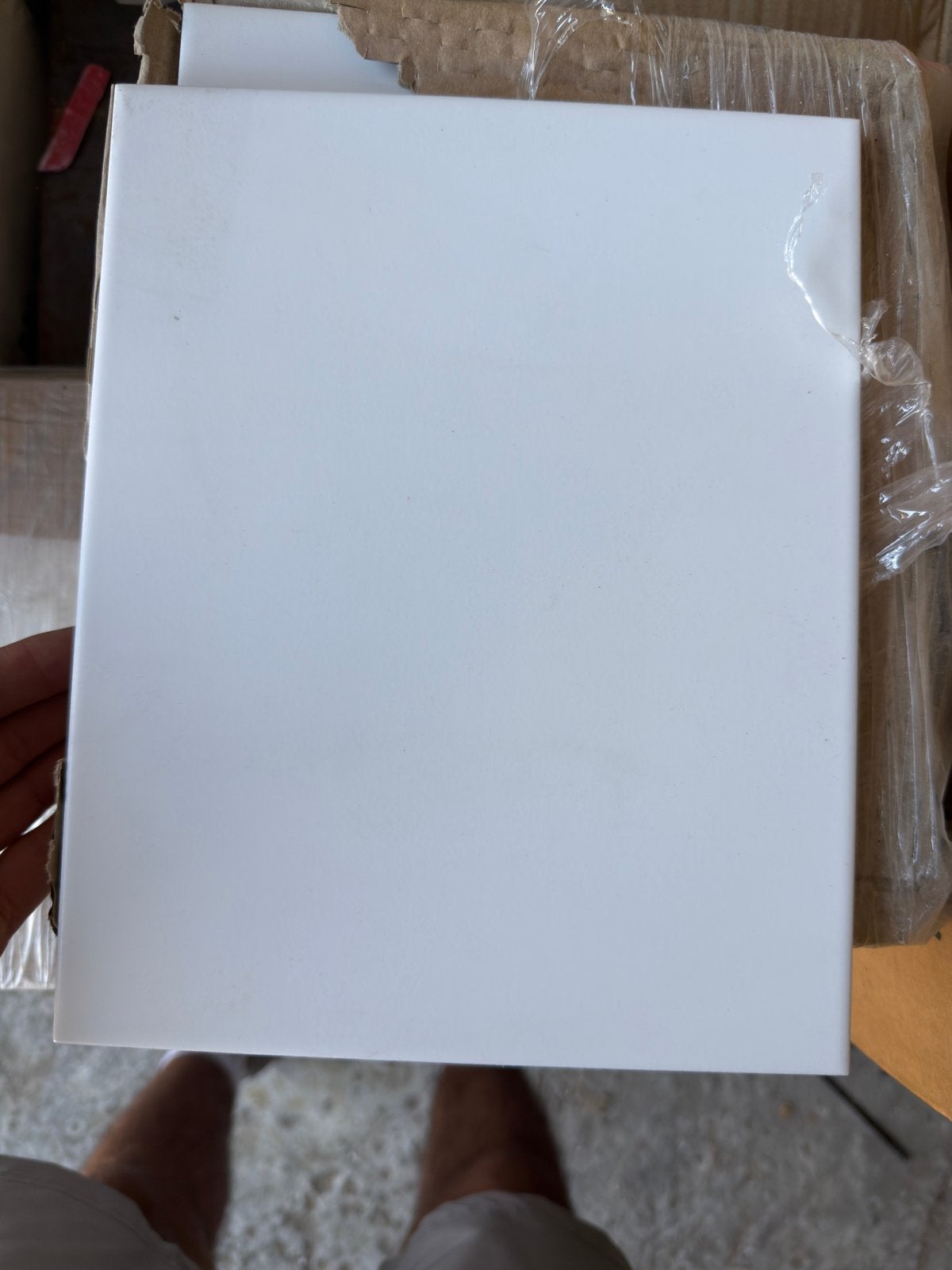 Wandtegels ice white matt 20x25 cm, Doe-het-zelf en Verbouw, Ophalen, Minder dan 20 cm, Zo goed als nieuw, Minder dan 5 m²