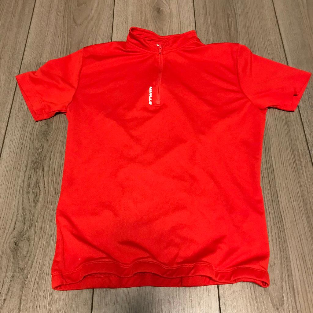 Decathlon Btwin Wielrenshirt Fietsshirt Jersey Kind 143-152, S, Kinderen, Ophalen of Verzenden, Zo goed als nieuw