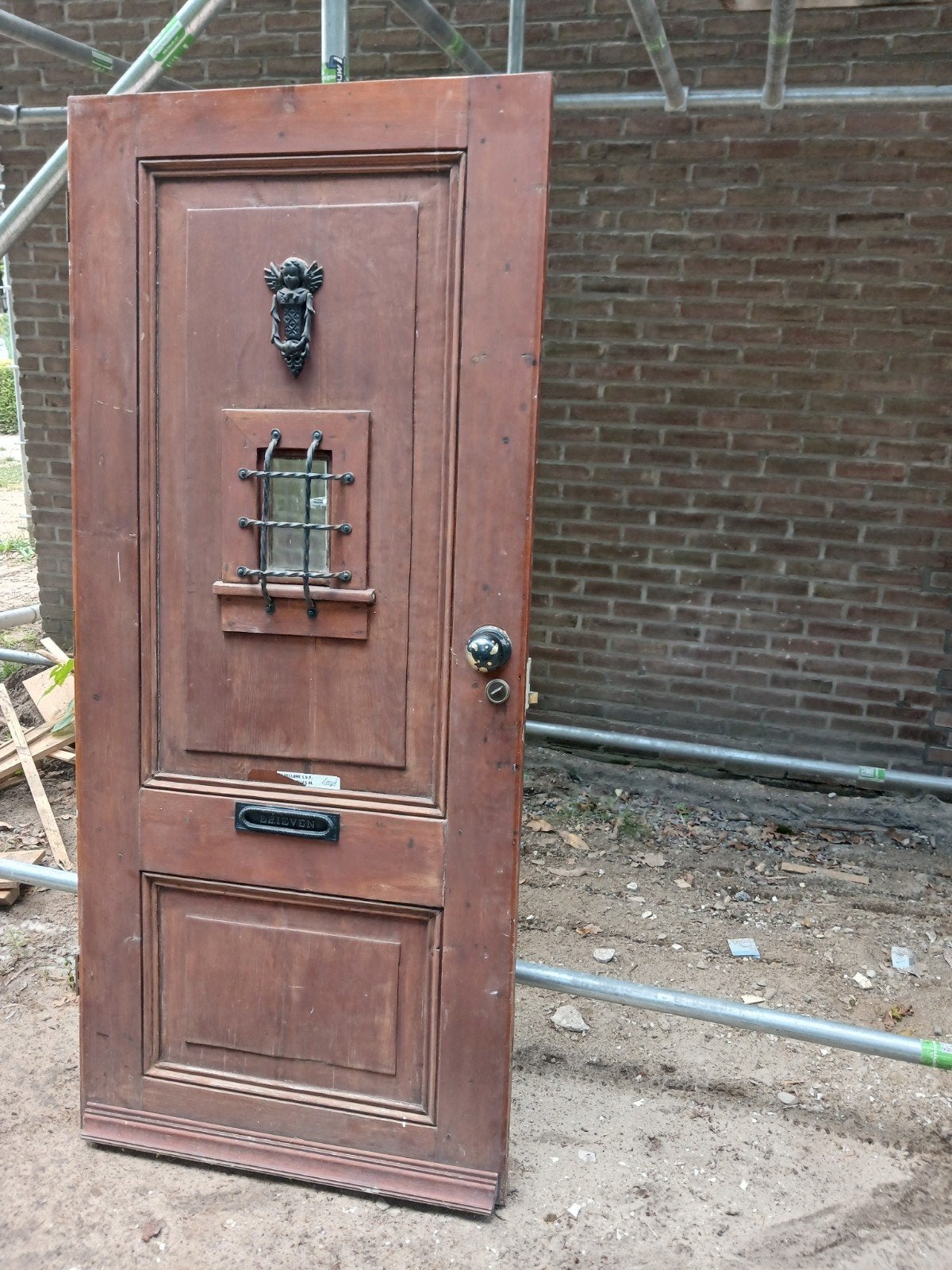 jaren 30 voordeur, Ophalen, Gebruikt, 80 tot 100 cm, Buitendeur