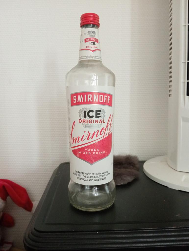 Oude Smirnoff Ice Original fles - Collectors item, Ophalen of Verzenden, Gebruikt