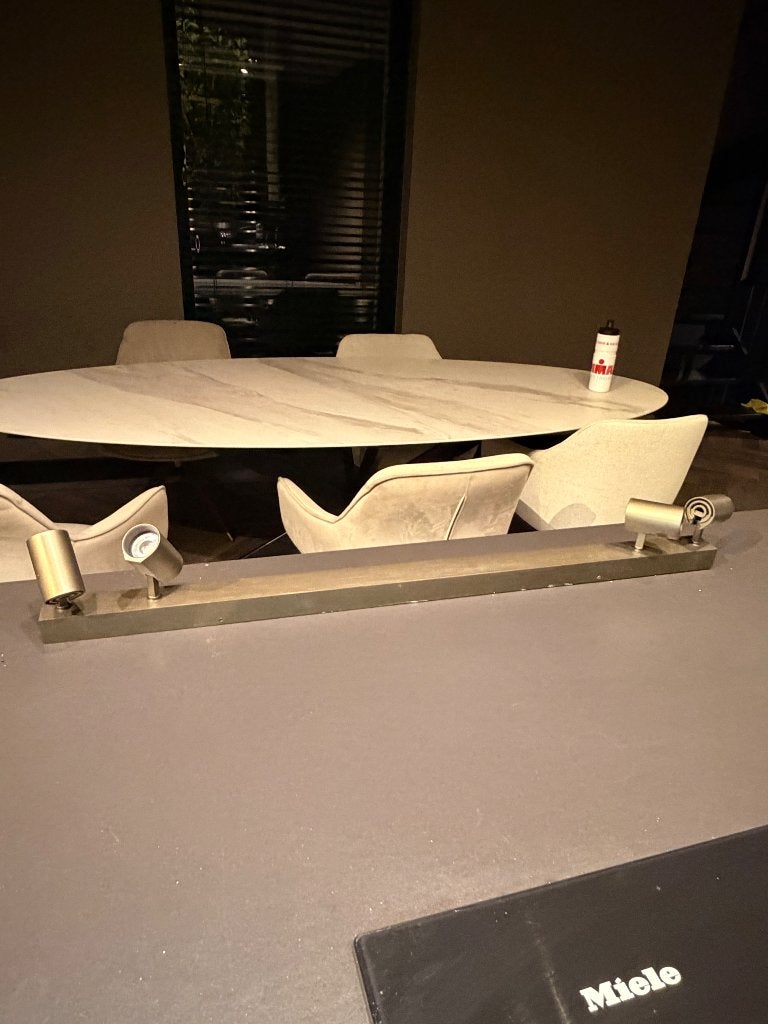 Plafondlamp met 4 spots – Wever & Ducré – Brons, Huis en Inrichting, Ophalen, Design, Dimbaar, Overige materialen