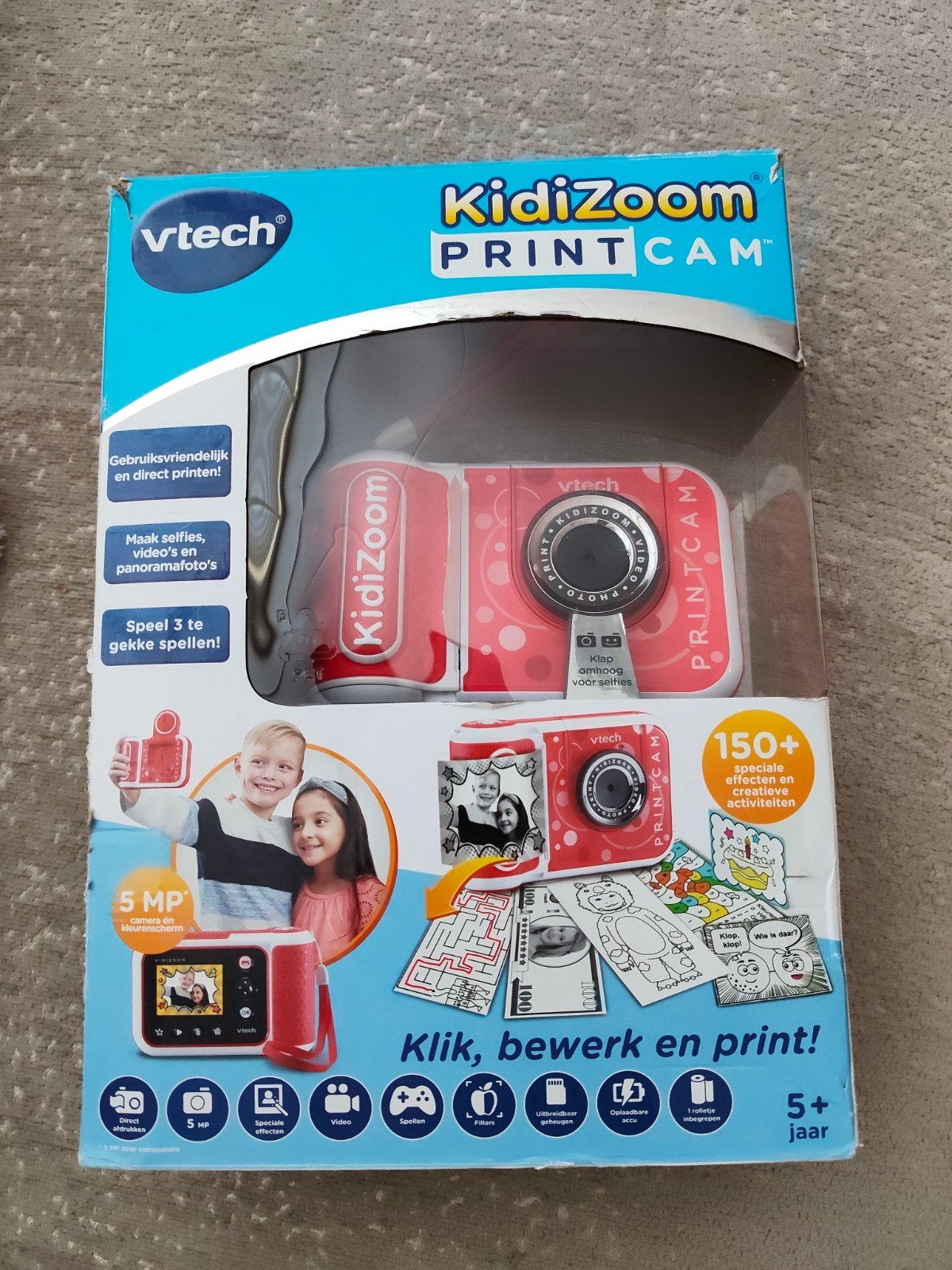VTech KidiZoom Print Cam, Verzenden, Zo goed als nieuw, 6 jaar of ouder