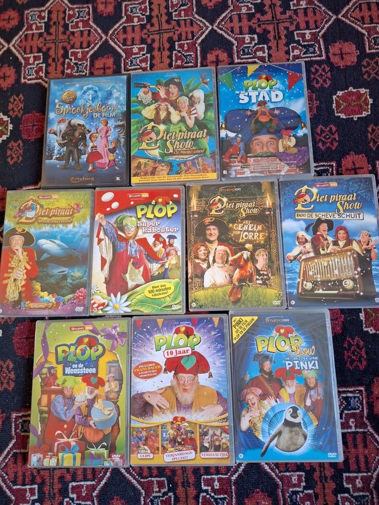 DIVERSE KINDER dvd- titels STUDIO1000/ Efteling, Cd's en Dvd's, VHS | Kinderen en Jeugd, Zo goed als nieuw, Kinderprogramma's en -films