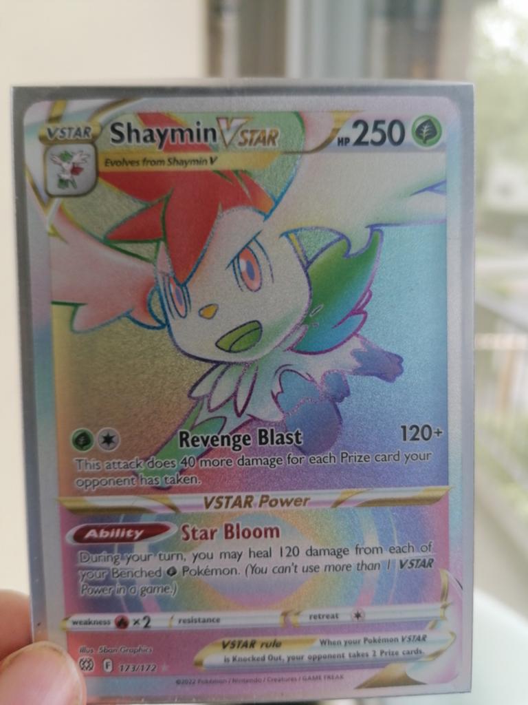 Shaymin vstar 173, Ophalen of Verzenden, Zo goed als nieuw, Losse kaart