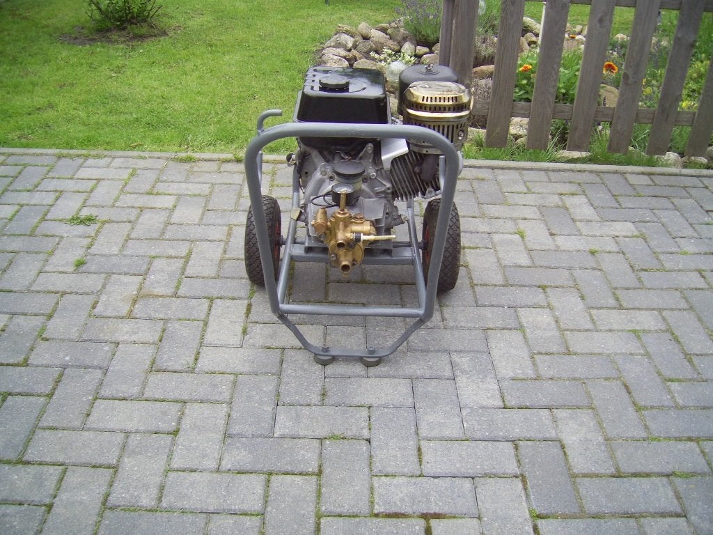 Honda  hogedrukreiniger   met karcher pomp, Tuin en Terras, Hogedrukreinigers, Ophalen, Benzine, Gebruikt, Kärcher
