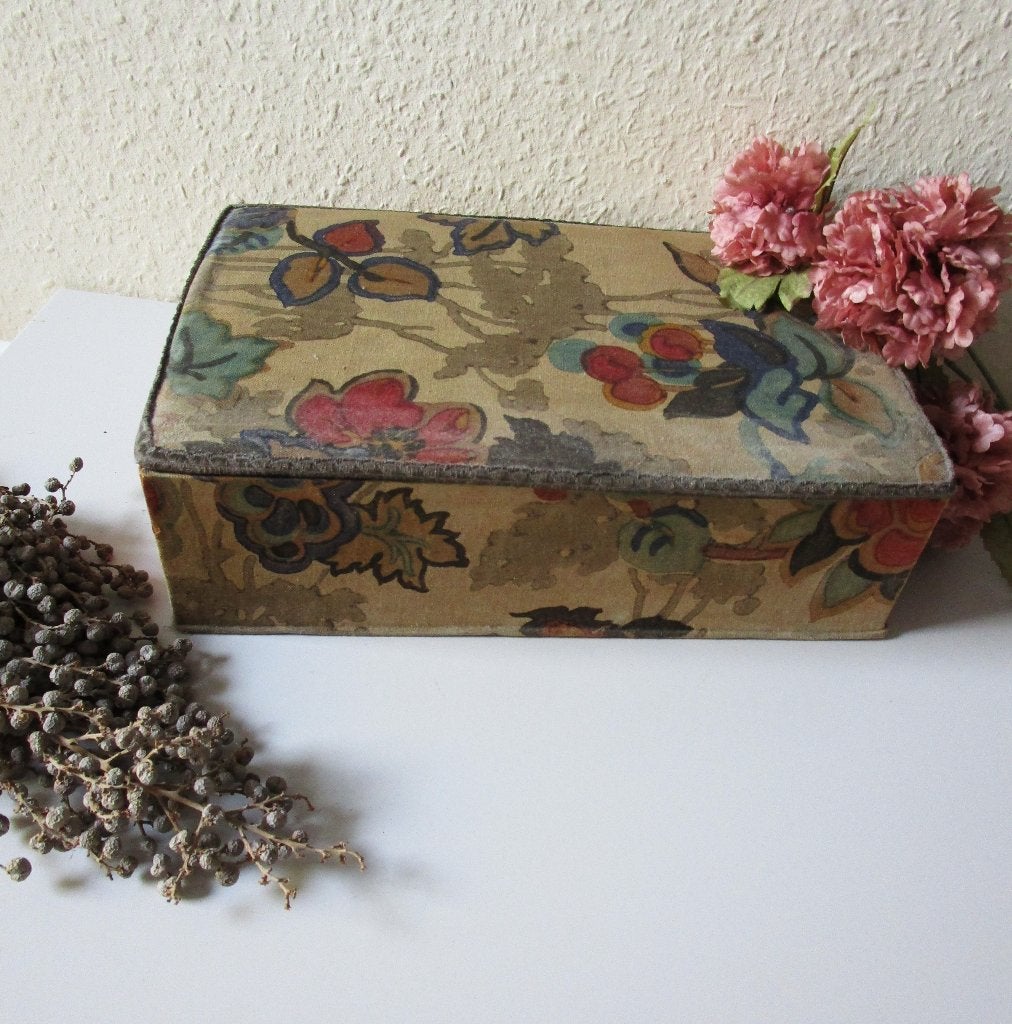 Div. oude stoffen dozen, Antiek en Kunst, Ophalen of Verzenden