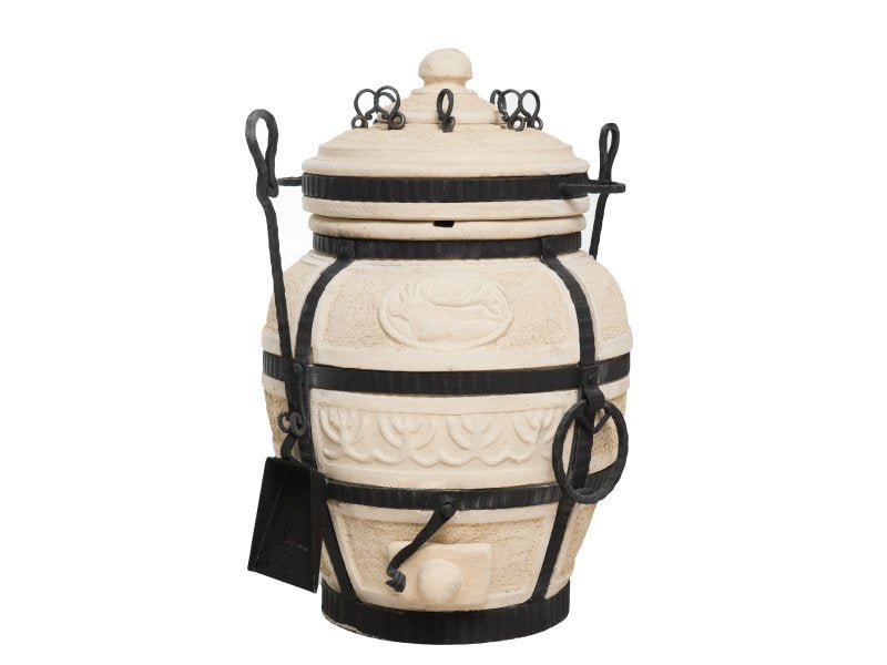 Tandoor Hunter - Keramische houtgestookte BBQ oven - 84 kg, Tuin en Terras, Verzenden, Nieuw, Kamado barbecue, Met accessoires