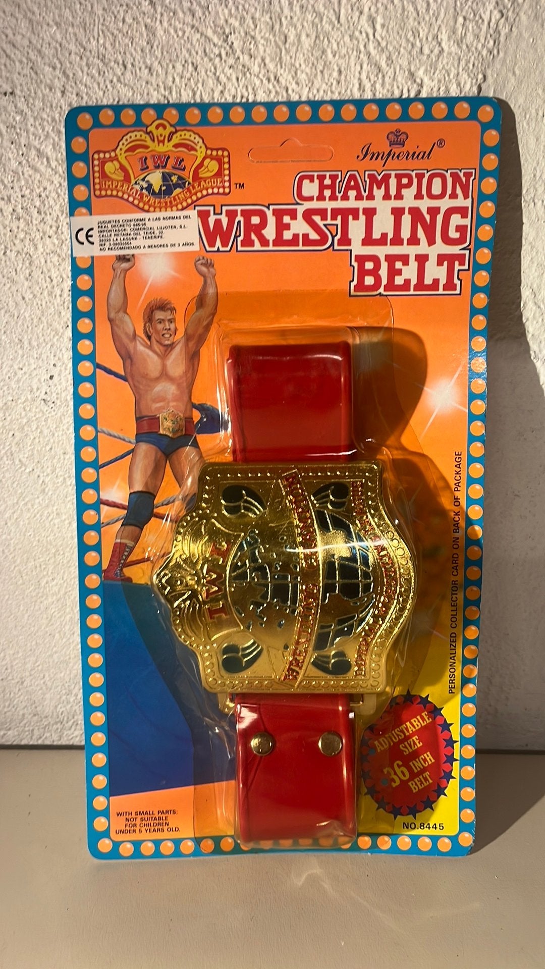 Champion Wrestling Belt 80’s Toys Imperial, Ophalen of Verzenden, Zo goed als nieuw